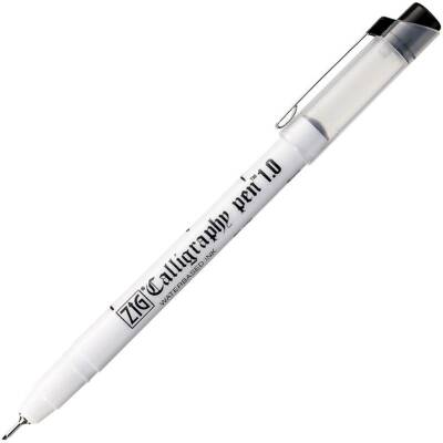 Zig Calligraphy Pen Black 1.0 mm