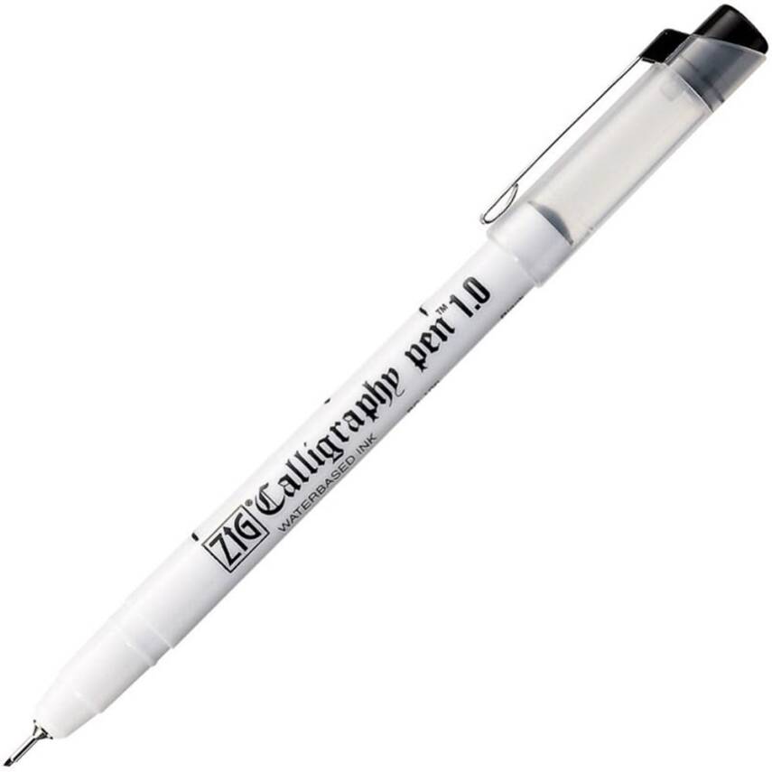 Zig Calligraphy Pen Black 1.0 mm - 1