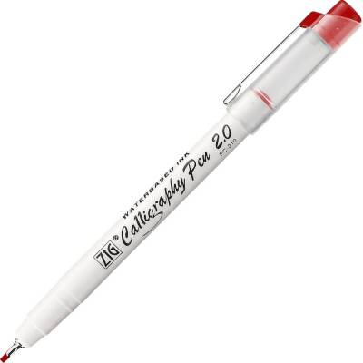 Zig Calligraphy Pen PC-210 Red