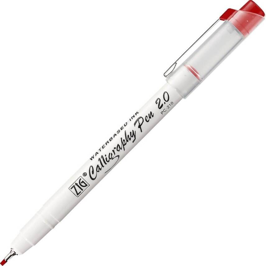 Zig Calligraphy Pen PC-210 Red - 1