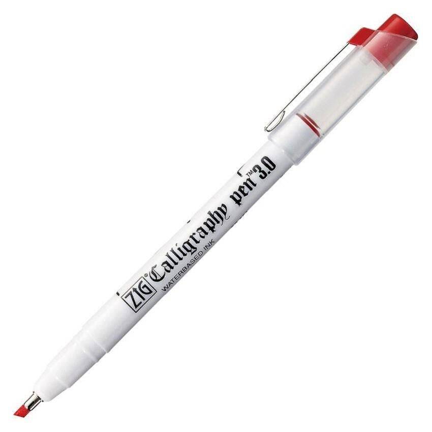 Zig Calligraphy Pen PC-300 Red 3.0 mm - 1