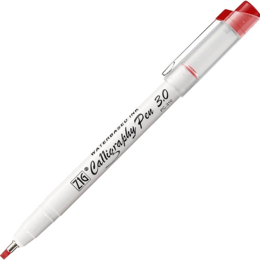 Zig Calligraphy Pen Pc-310 Red 3.0 - 1