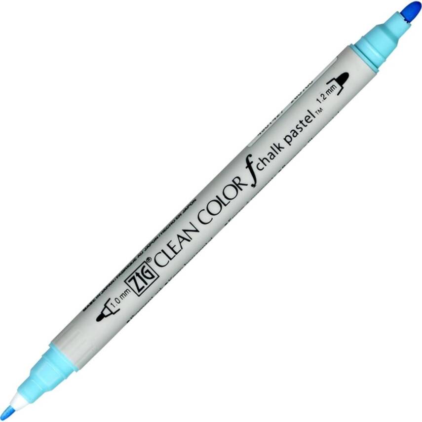 Zig Clean Color F Çift Uçlu Kalem 030 Blue - 1