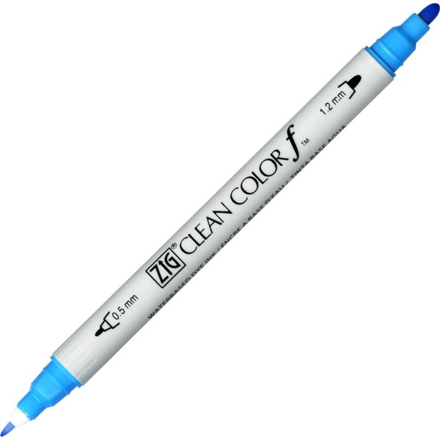 Zig Clean Color F Çift Uçlu Marker Kalem 031 Cobalt Blue - 1