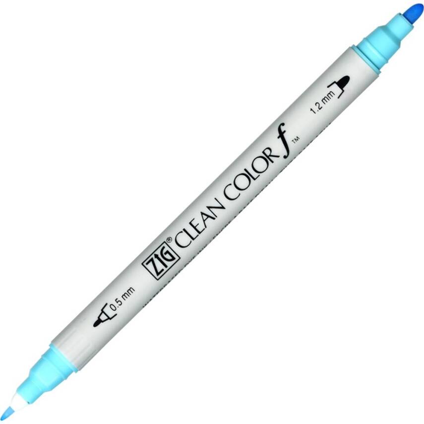 Zig Clean Color F Çift Uçlu Marker Kalem 036 Light Blue - 1