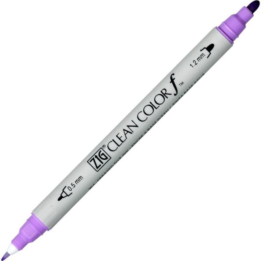 Zig Clean Color F Double-Ended Marker Pen 081 Light Violet - 1
