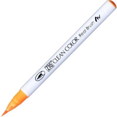 Zig Clean Color Real Brush Fırça Uçlu Marker Kalem 002 Fluorescent Orange