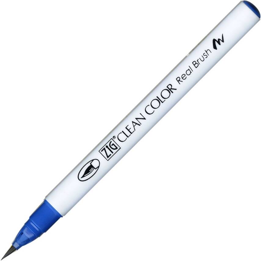 Zig Clean Color Real Brush Fırça Uçlu Marker Kalem 034 Dull Blue - 1