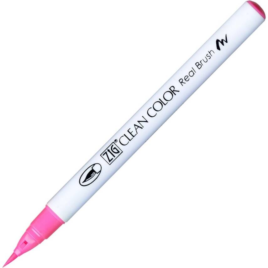 Zig Clean Color Real Brush Marker Pen 003 Fluorescent Pink - 1