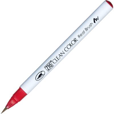 Zig Clean Color Real Brush Marker Pen 029 Geranium Red