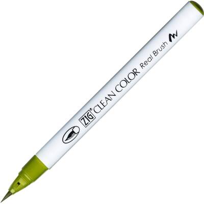 Zig Clean Color Real Brush Marker Pen 046 Mid Green