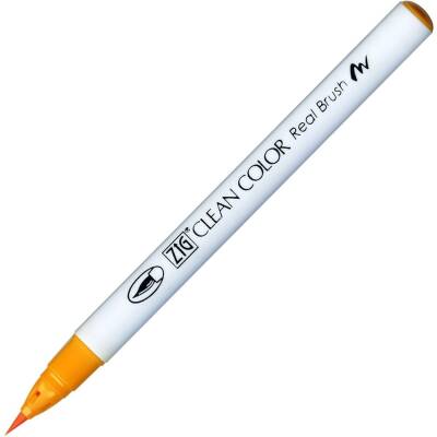 Zig Clean Color Real Brush Marker Pen 052 Bright Yellow