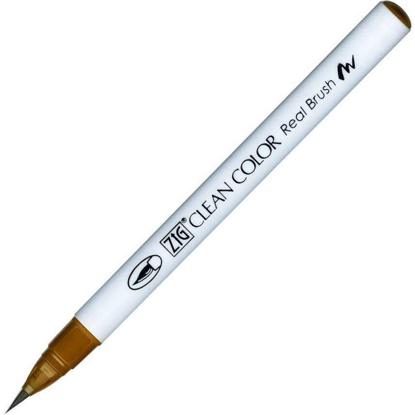 Zig Clean Color Real Brush Marker Pen 066 Dark Oatmeal - 1