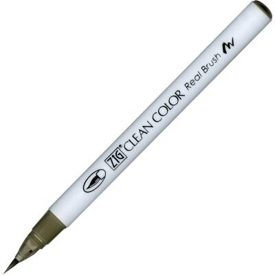 Zig Clean Color Real Brush Marker Pen 093 Green Gray