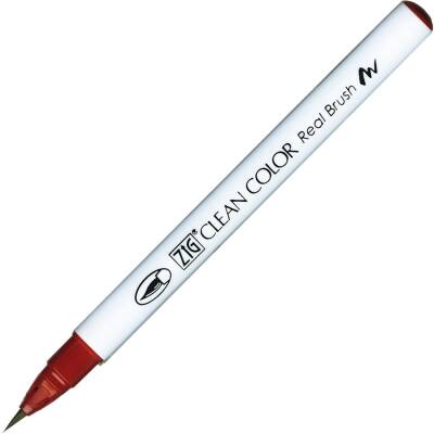 Zig Clean Color Real Brush Marker Pen 260 Deep Red