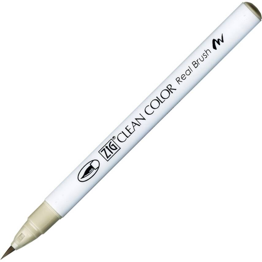 Zig Clean Color Real Brush Marker Pen 901 Gray Tint - 1