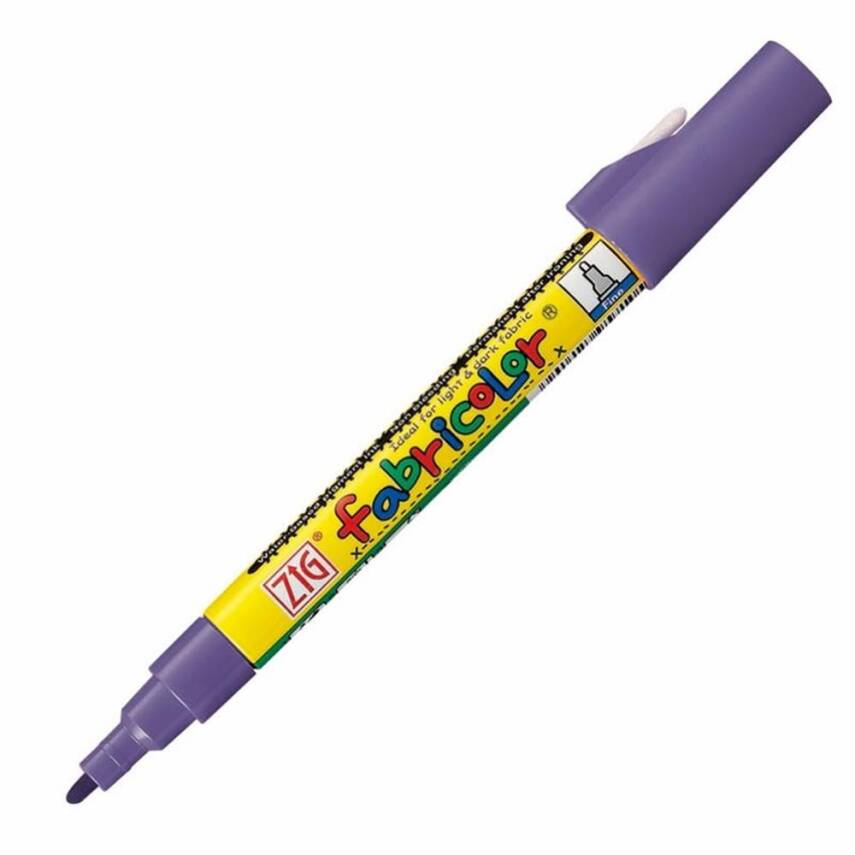 Zig Fabricolor Fabric Marker Violet - 1