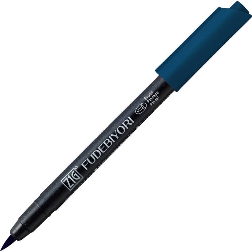 Zig Fudebiyori Brush Cbk-55n 038 Peacock Blue - 1