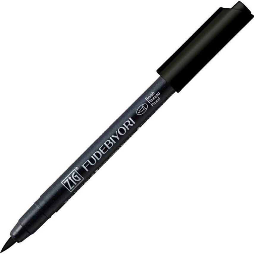 Zig Fudebiyori Brush Cbk-55n 10 Black - 1