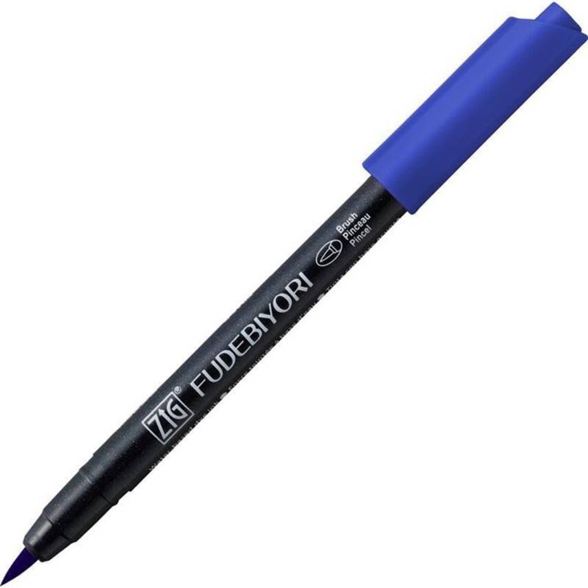 Zig Fudebiyori Brush Cbk-55n 30 Blue - 1
