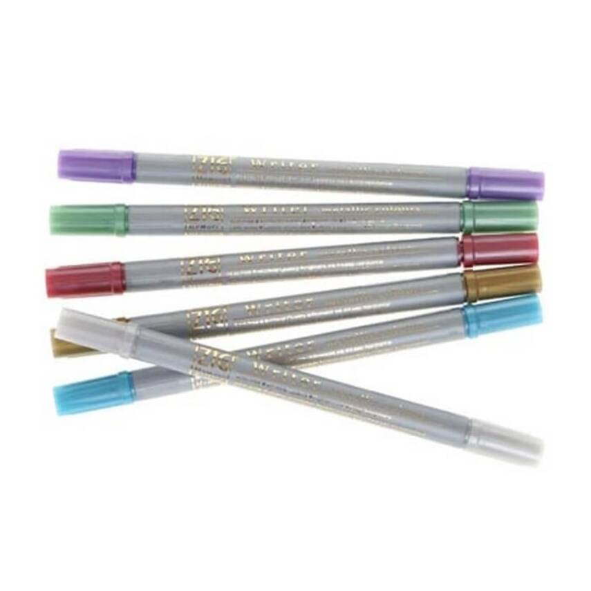Zig Kaligrafi Ve Davetiye Kalemi Ms-8000/6V Set 6'Lı - 1
