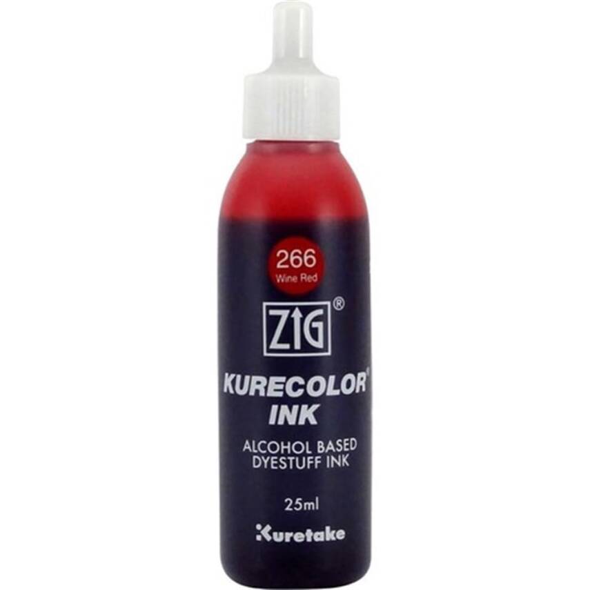 Zig Kurecolor Ink 25 ml 266 Wine Red - 1