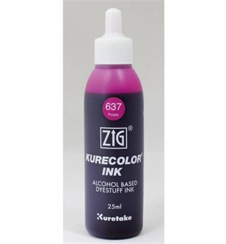 Zig Kurecolor Ink 25 ml 637 Purple - 1
