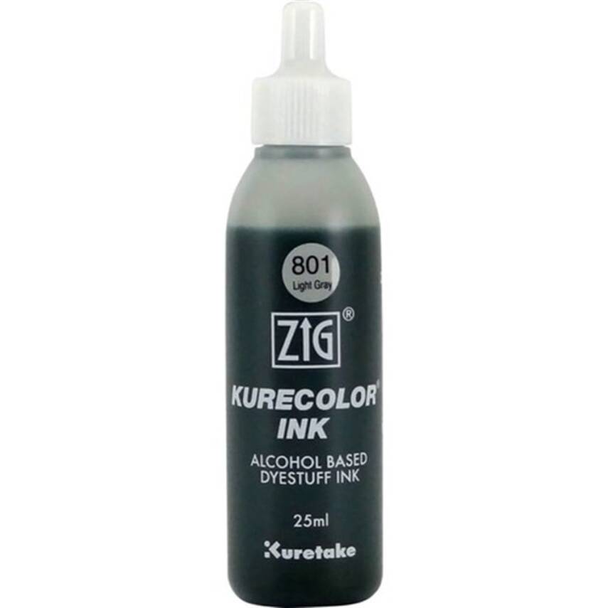 Zig Kurecolor Ink 25 ml 801 Light Gray - 1