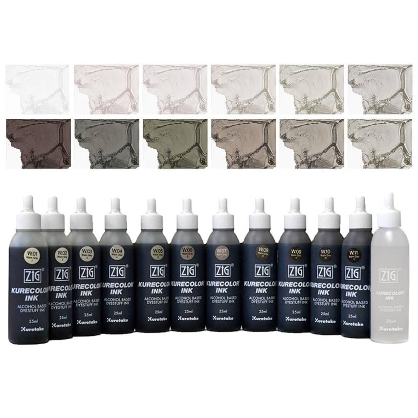 Zig Kurecolor Ink 25 ml W09 Warm Gray 9 - 3