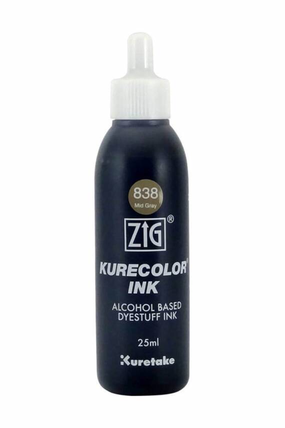 Zig Kurecolor Mürekkep 25 ml 839 (838) Mid Gray - 1