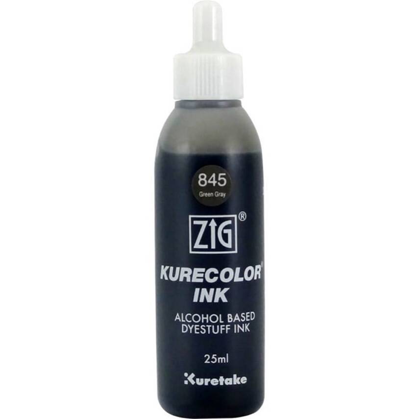 Zig Kurecolor Mürekkep 25 ml 845 Green Gray - 1