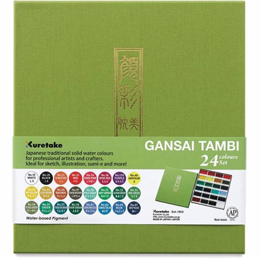 Zig Pigment Gansai Tambi Suluboya Seti 24'Lü - 2