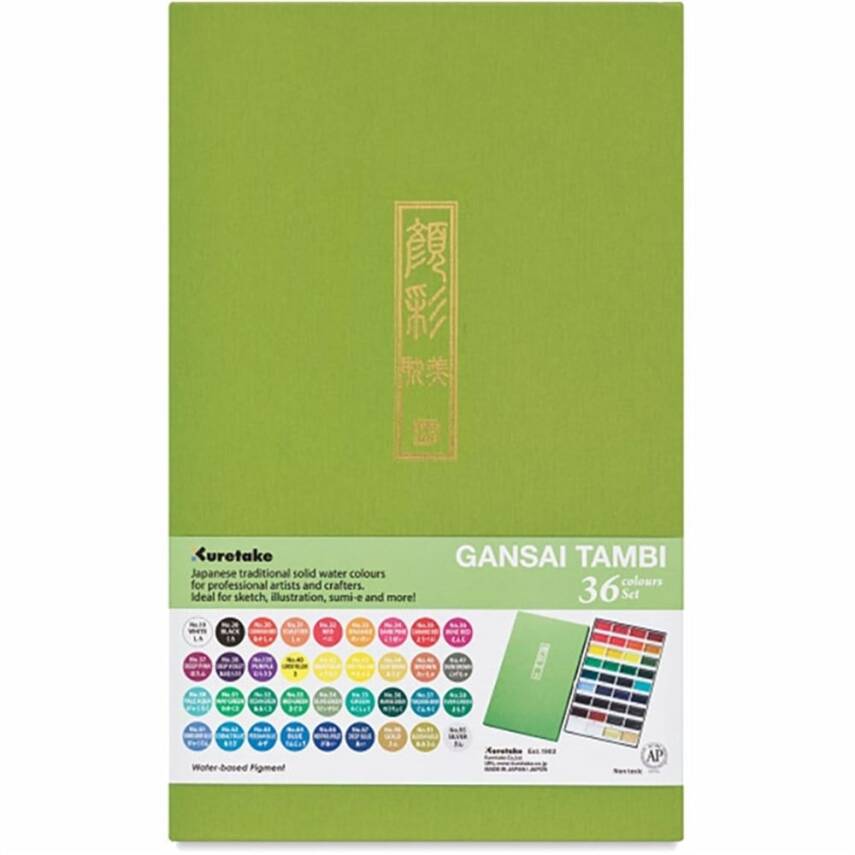 Zig Pigment Gansai Tambi Suluboya Seti 36'lı - 2