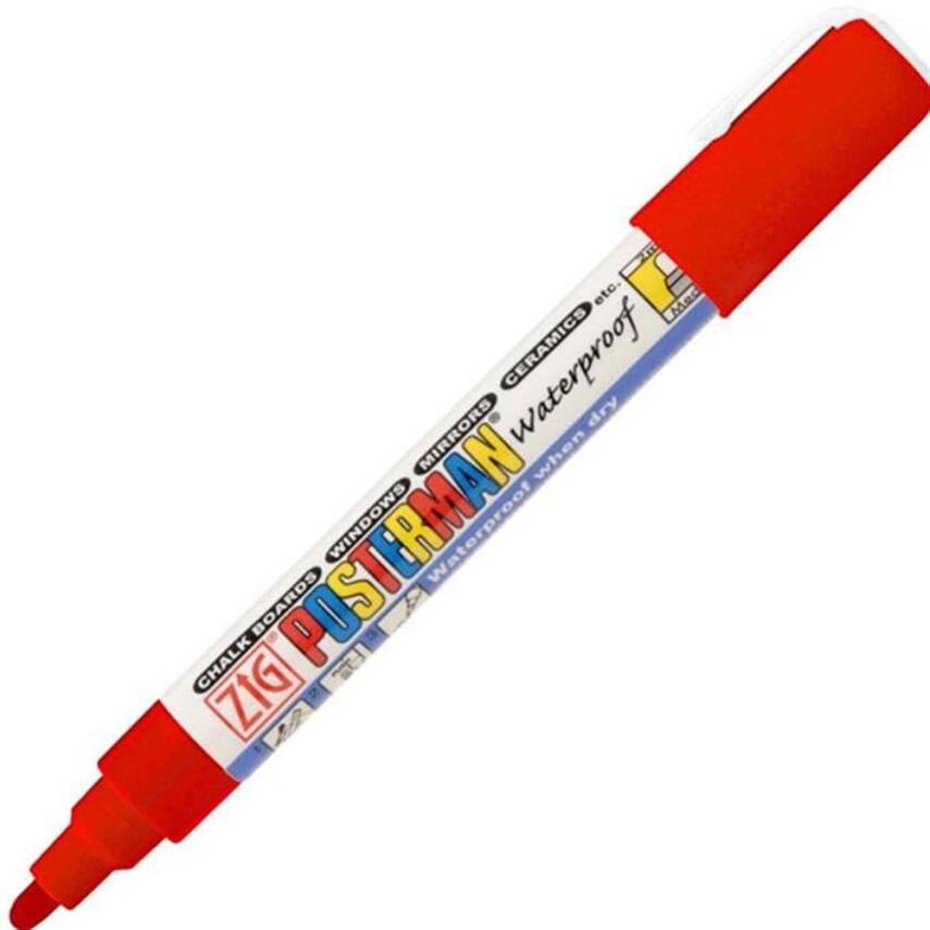 ZIG POSTERMAN KALEM PMA-30 2 MM 020 KIRMIZI - 1