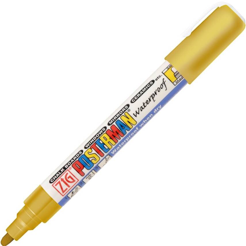 Zig Posterman Kalem PMA-30 2 MM 101 Altın - 1
