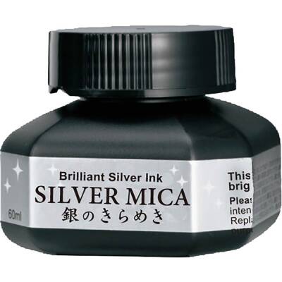Zig Silver Mica Metallic Silver Color Ink 60 ml