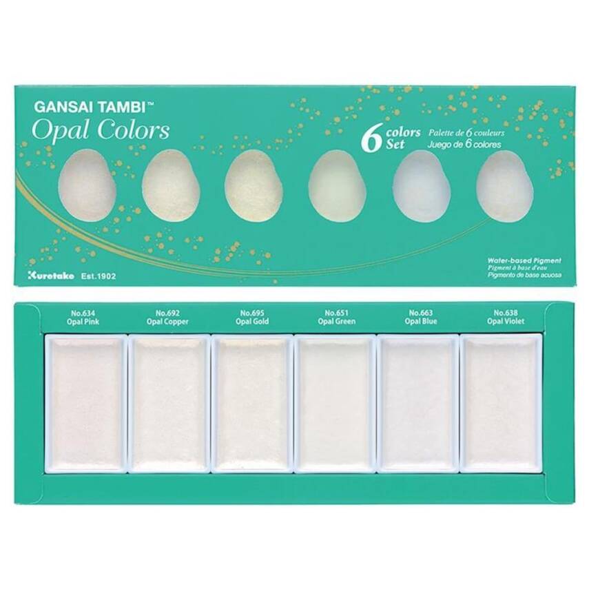Zig Suluboya Gansai Tambi Opal Color 6 Renk - 1