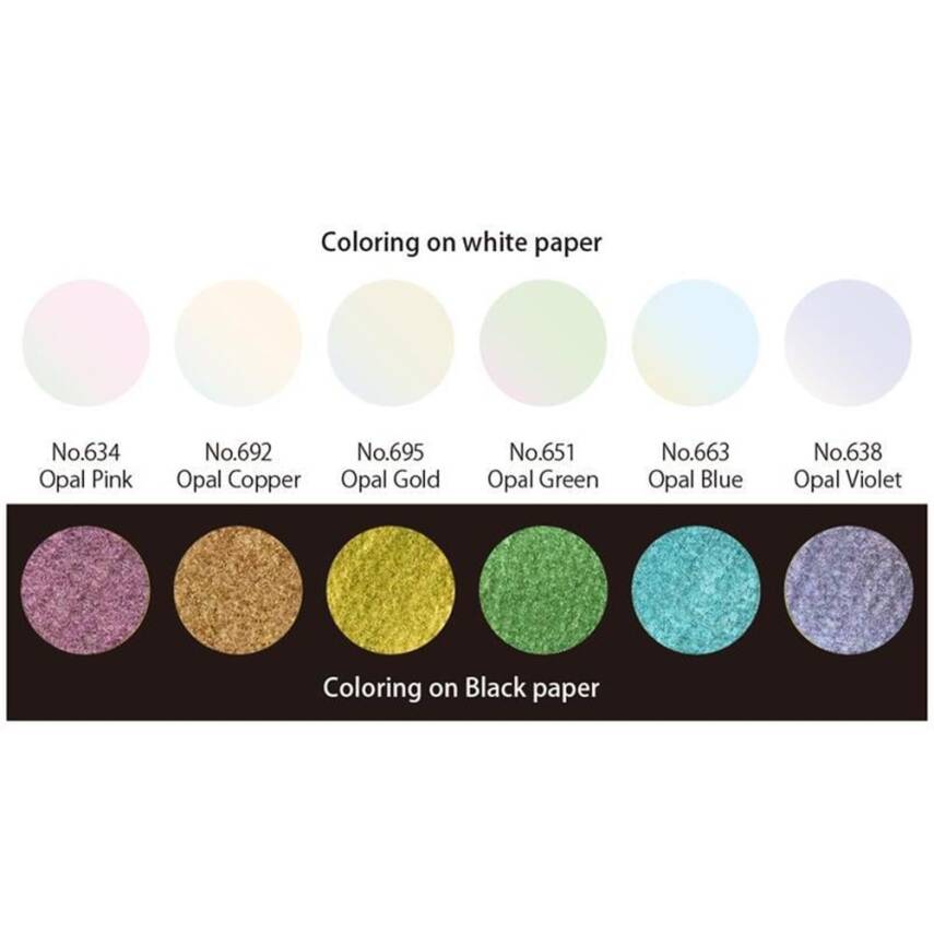 Zig Suluboya Gansai Tambi Opal Color 6 Renk - 2